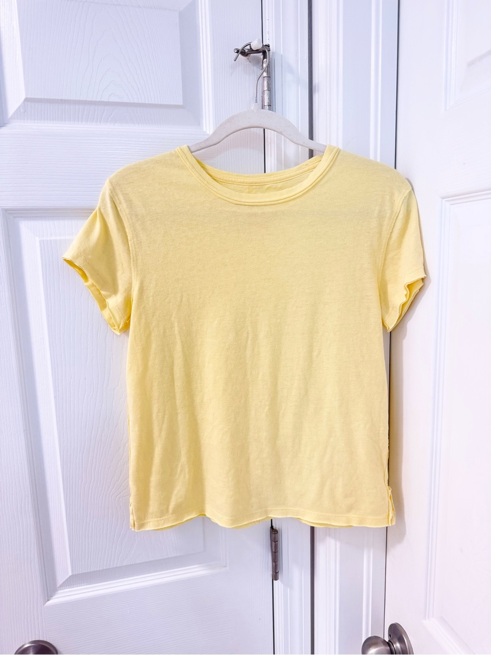 Free people We The Free Nova Tee size small yellow lemon - Picture 6 of 6